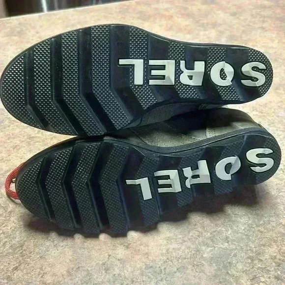 Sorel Lexie Wedge Boot - Womens, Quarry, 9 US Discontinued and hard to find - Picture 5 of 6